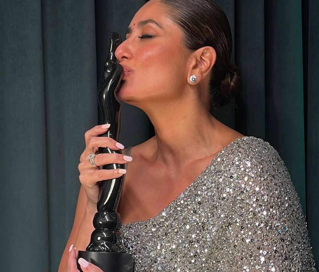 Kareena Kapoor celebrates her Filmfare streaming platform win with an cute put up of her youthful son, Jeh Ali Khan